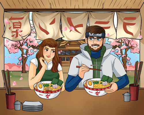 Customer photo review of Naruto-Style Restaurant Portrait