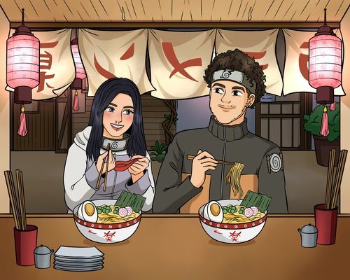 Customer photo review of Naruto-Style Restaurant Portrait