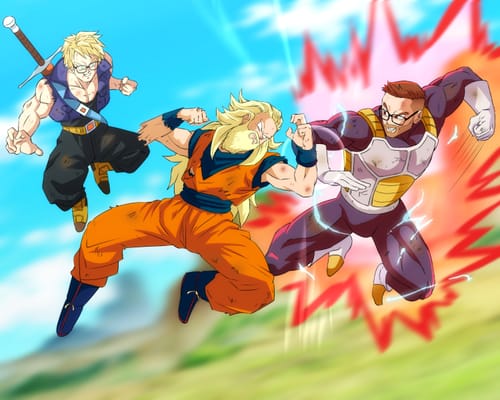 Customer photo review of Fully Custom Anime Portrait - Any Style
