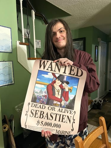 Customer photo review of One-Piece Wanted Poster Portrait