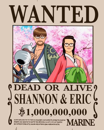 Customer photo review of One-Piece Wanted Poster Portrait