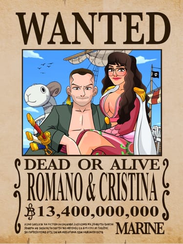 Customer photo review of One-Piece Wanted Poster Portrait