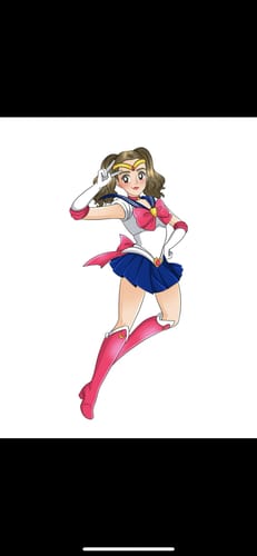 Customer photo review of Fully Custom Anime Portrait - Any Style