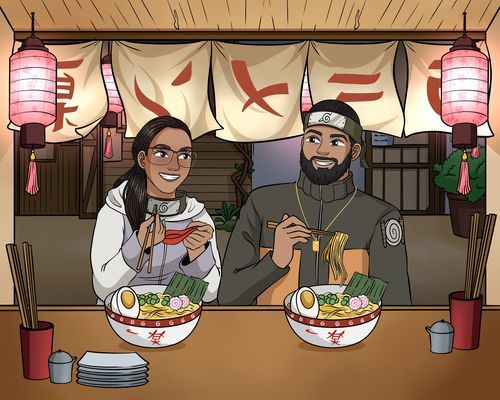 Customer photo review of Naruto-Style Restaurant Portrait