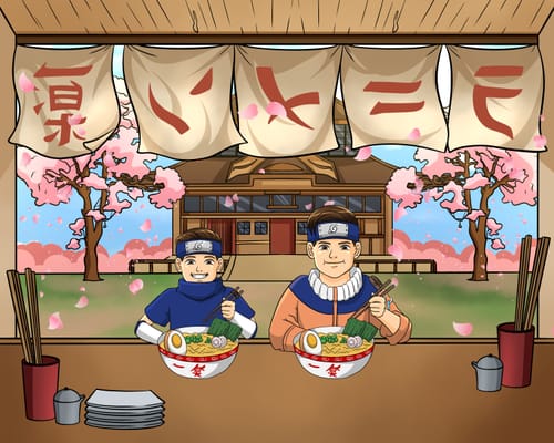 Customer photo review of Naruto-Style Restaurant Portrait