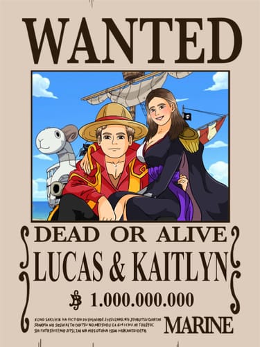Customer photo review of One-Piece Wanted Poster Portrait