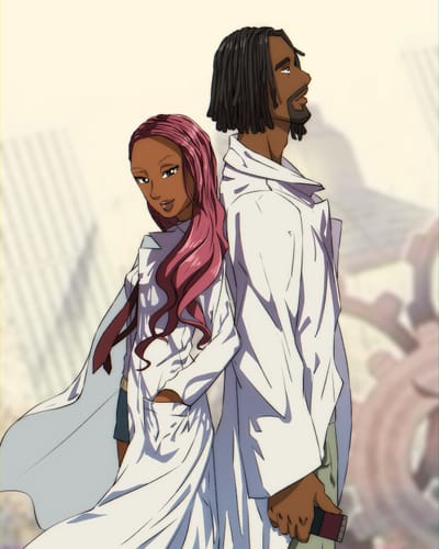 Customer photo review of Fully Custom Anime Portrait - Any Style