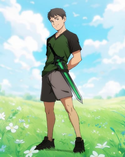 Customer photo review of Fully Custom Anime Portrait - Any Style